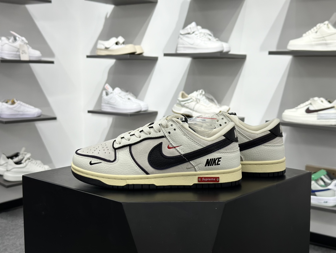 280 Nike SB Dunk Low Sup联名 白黑变色 周年高端定制 低帮休闲板鞋 SC9207-409