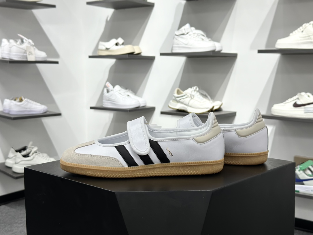 200 Adidas三叶草SAMBA Jane W 玛丽珍鞋 JR1402