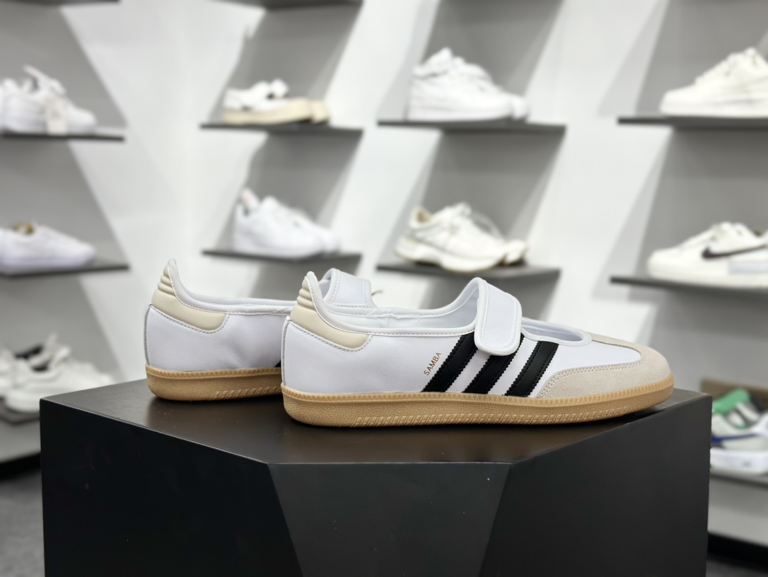 200 Adidas三叶草SAMBA Jane W 玛丽珍鞋 JR1402