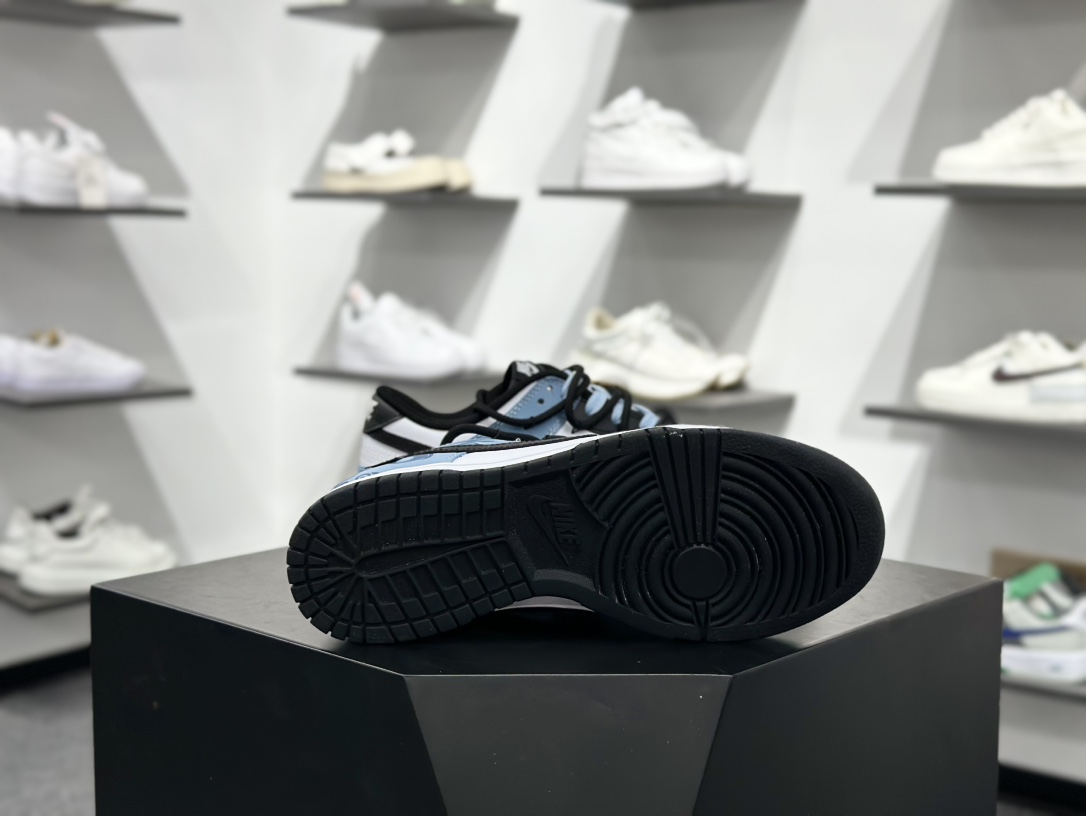 280 Nike SB Dunk Low 黑白蓝浮雕 解构抽绳鞋带 DD1503-101