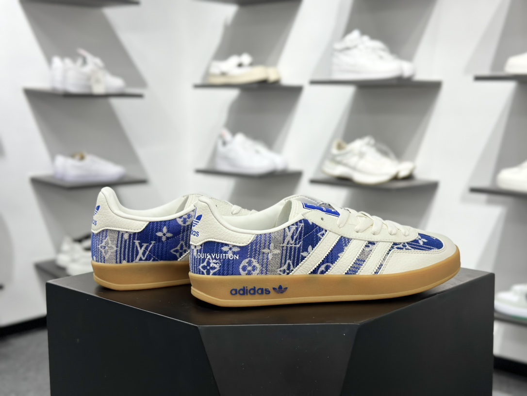 220 adidas 德训鞋 “LV联名-蓝灰牛仔”SC9207-732