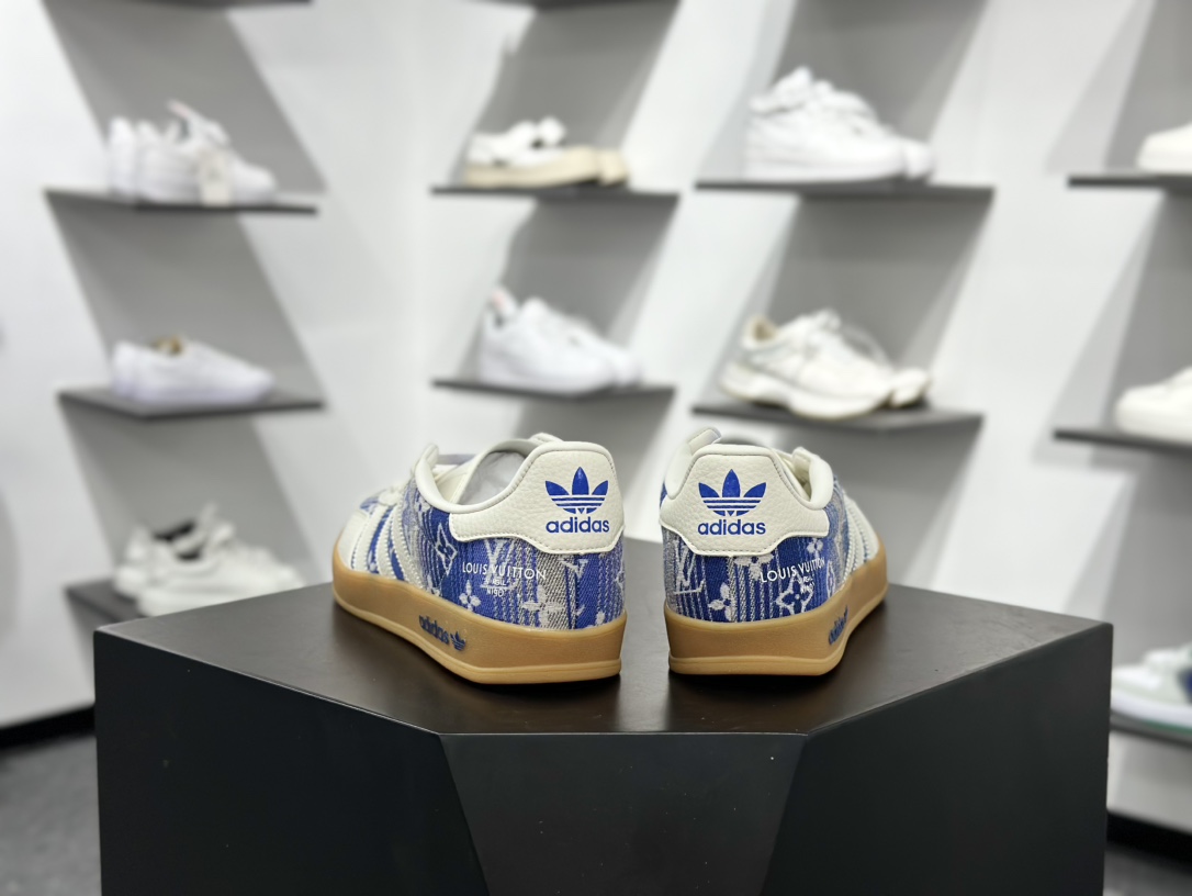 220 adidas 德训鞋 “LV联名-蓝灰牛仔”SC9207-732