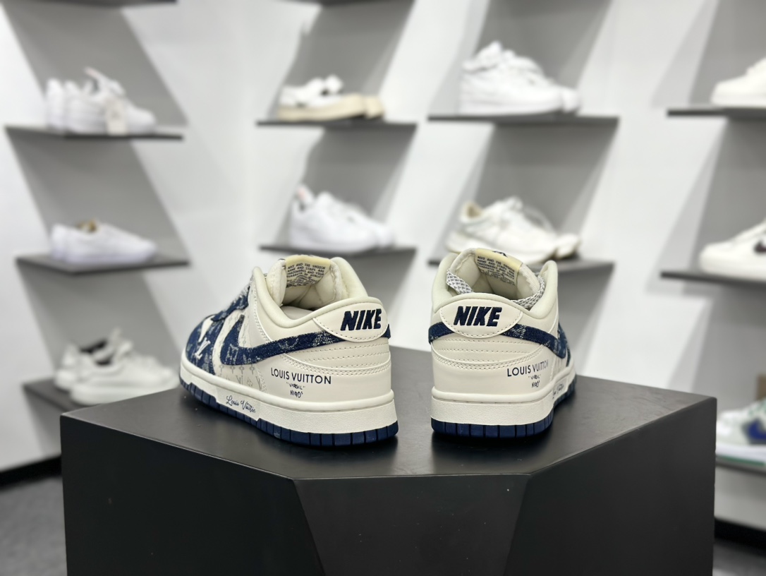 200 NIKE SB Dunk Low x Louis Vuitton 蓝白满天星 XP3802-335