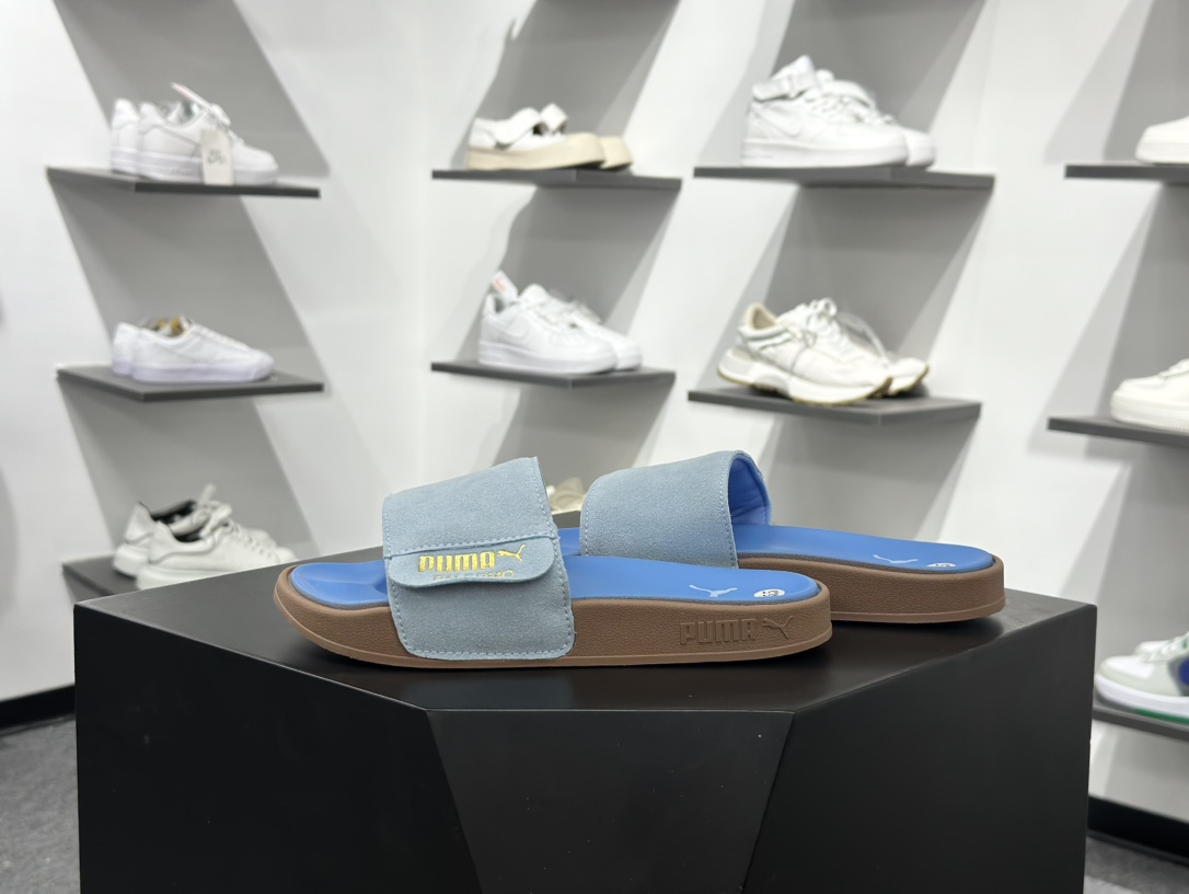 120 PUMA Leadcat 2.0 Palermo Foil 彪马 舒适透气 橡胶底拖鞋拖鞋 399041-05