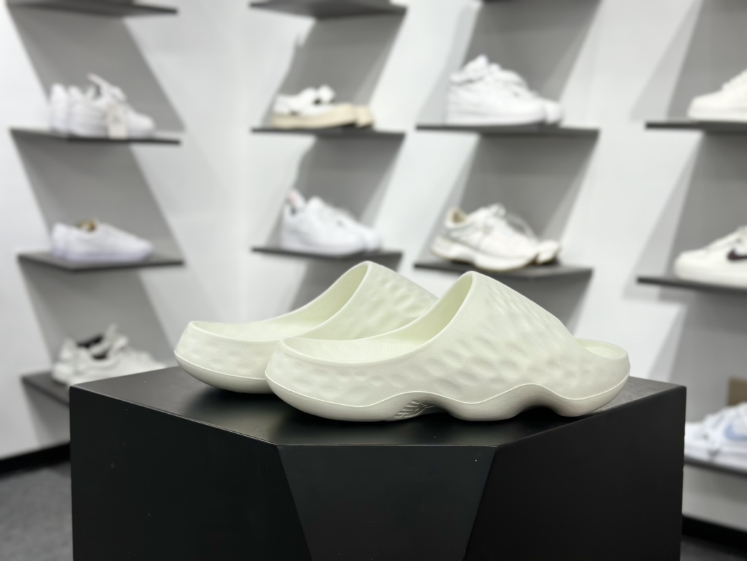 100 New Balance NB Fresh Foam MRSHN Slide ”Cream” 耐磨 一字拖鞋 SUFHUPW3