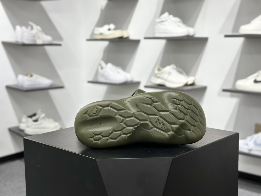 100 New Balance NB Fresh Foam MRSHN Slide ”Cream” 耐磨 一字拖鞋 SUFHUPL3