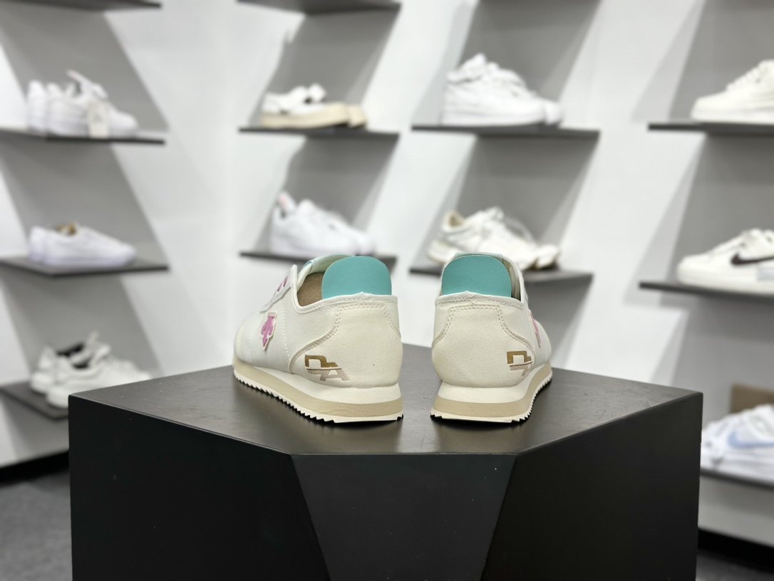 160 迪桑特/Descente Chron Tempo Slip-On 时间节奏系列复古经典百搭一脚蹬松紧带休闲帆布慢跑鞋