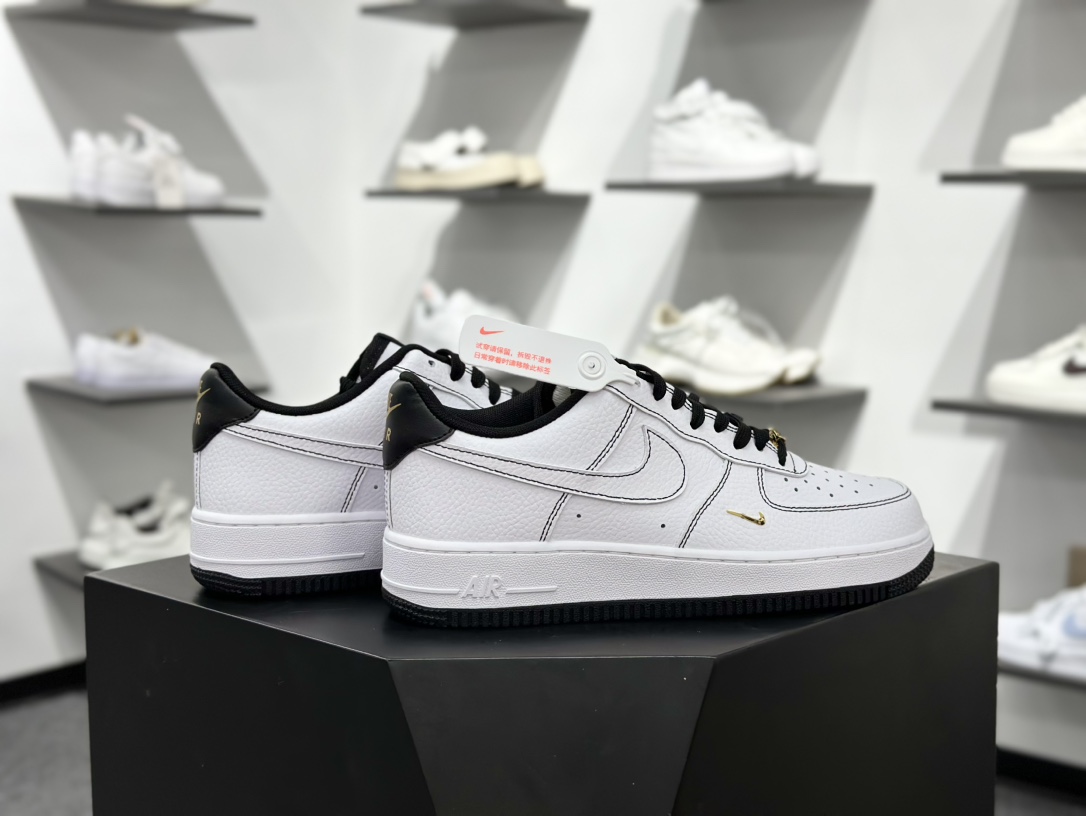 200 Nike Air Force 1 Low 07 白黑小勾 IB6543-101