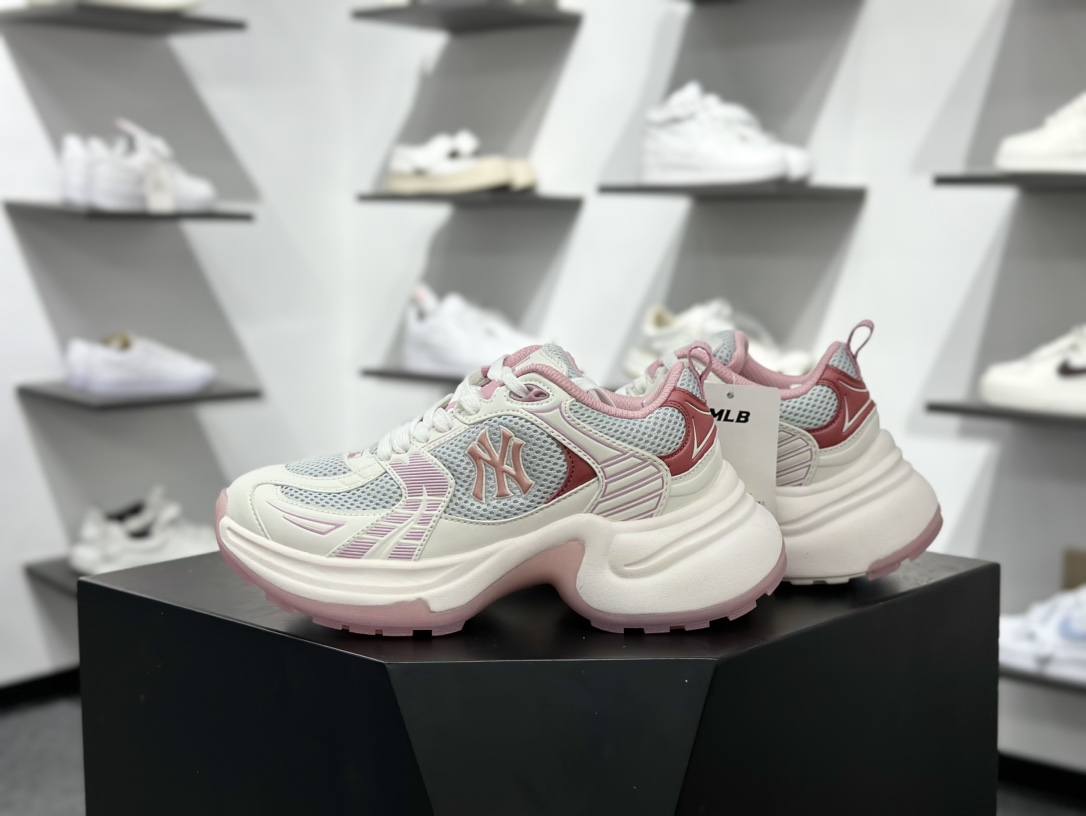 200 NY美国榄球洋基队 x MLB Chunky Runner Basic 厚底老爹厚底休闲运动慢跑鞋 3ASHW045N