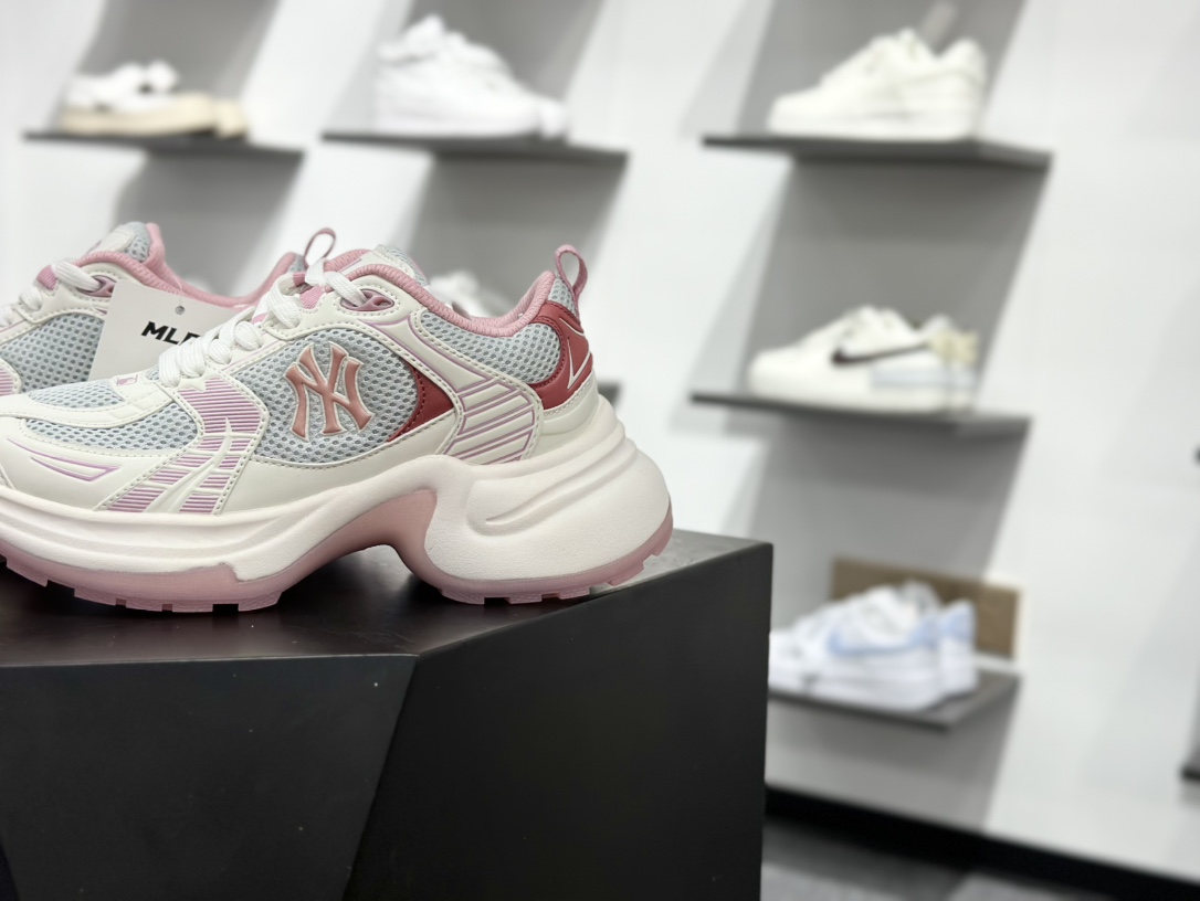 200 NY美国榄球洋基队 x MLB Chunky Runner Basic 厚底老爹厚底休闲运动慢跑鞋 3ASHW045N