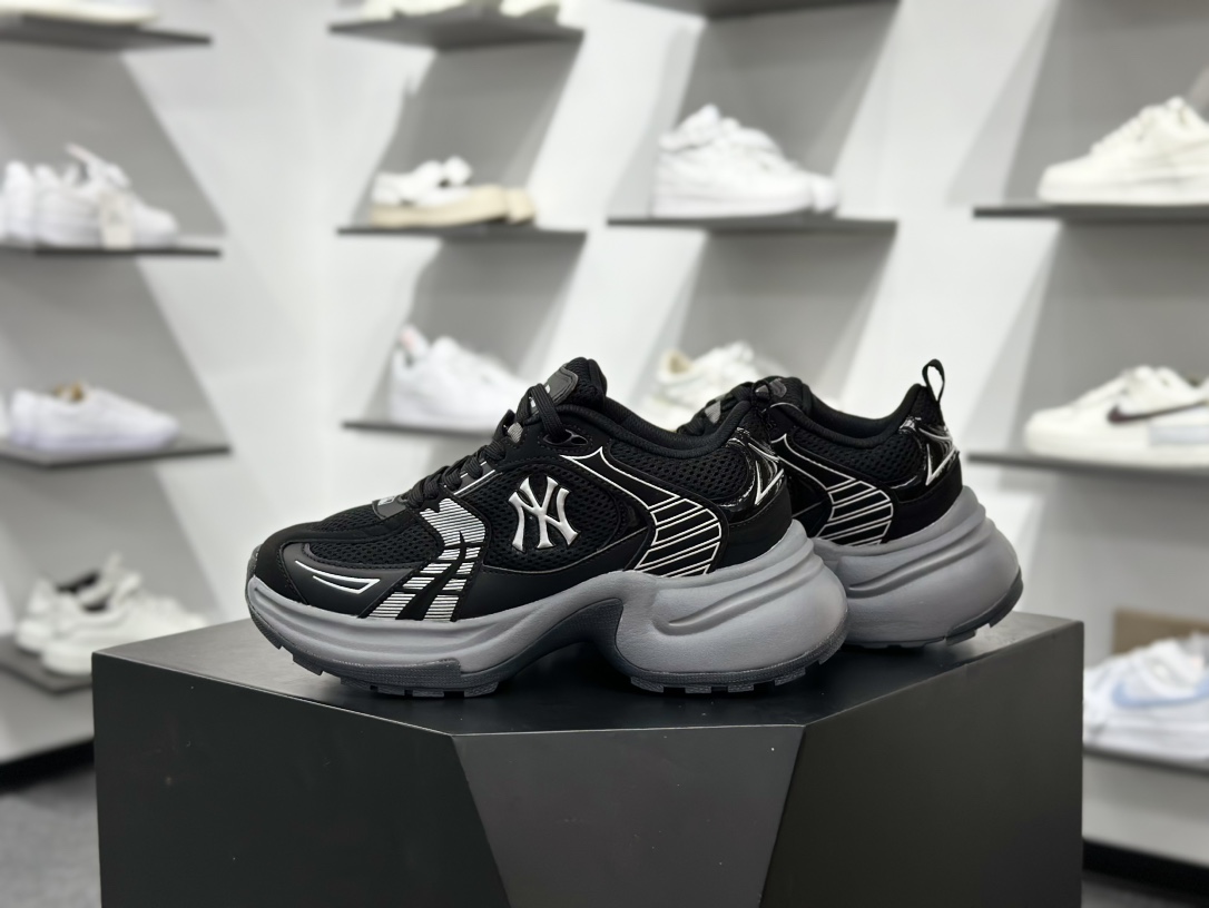 200 NY美国榄球洋基队 x MLB Chunky Runner Basic 厚底老爹厚底休闲运动慢跑鞋 3ASHW045N