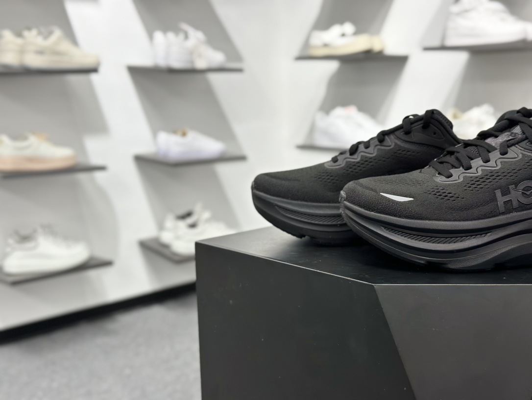 200 HOKA ONE ONE Bondi 9 舒适防滑耐磨低帮休闲跑步鞋 1162011/BBLC