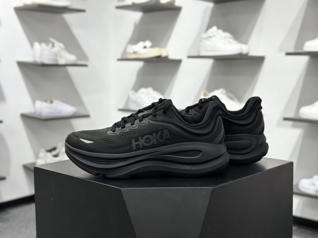 200 HOKA ONE ONE Bondi 9 舒适防滑耐磨低帮休闲跑步鞋 1162011/BBLC