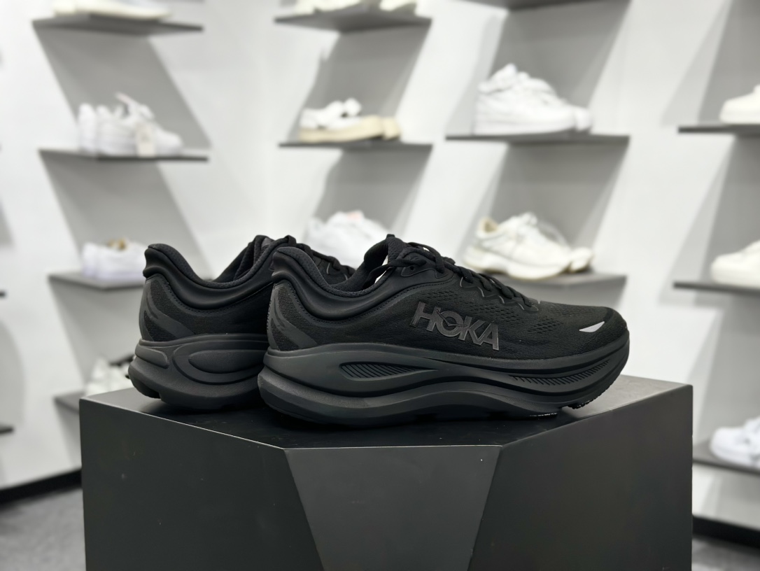 200 HOKA ONE ONE Bondi 9 舒适防滑耐磨低帮休闲跑步鞋 1162011/BBLC