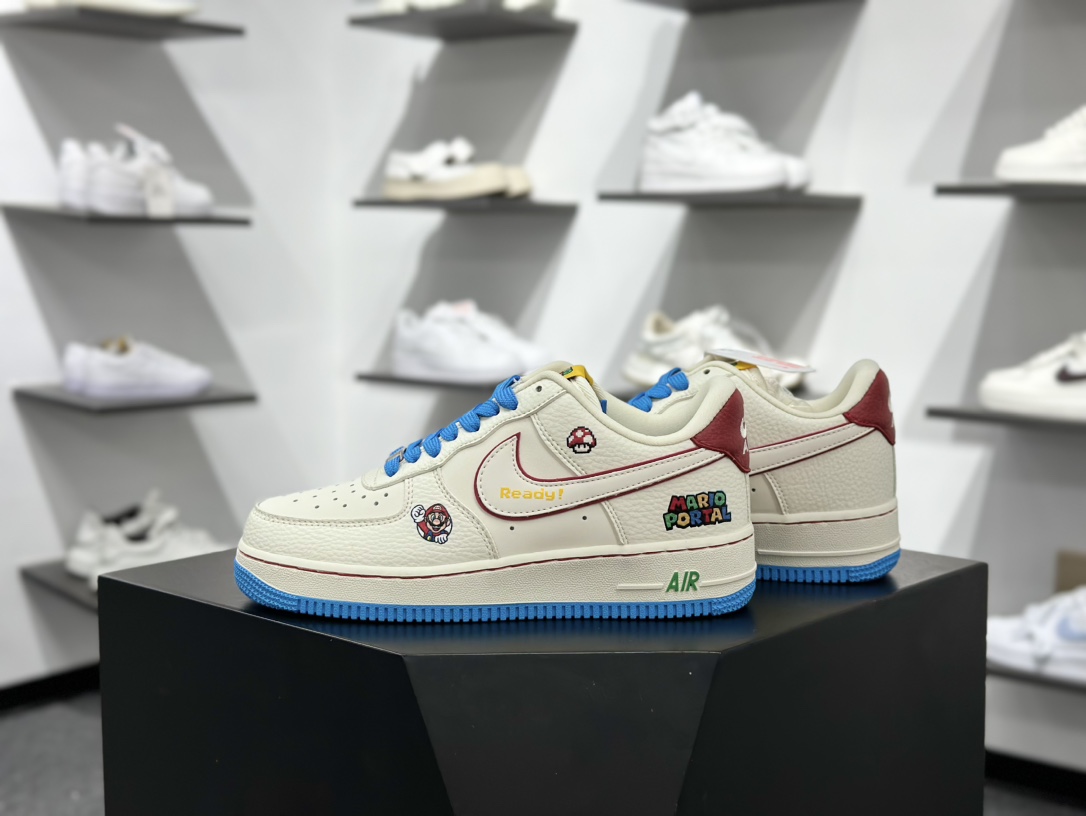 260 Nike Air Force 1‘07 Low 小黄人 白蓝金韵 空军一号低帮休闲板鞋 SC0601-566-Chinese UA Cheap High Quatity Brand Clothes Bags handbags Sneakers wholesale wholesaler seller from China Factory suppliers Fashion Clothing Shoes best Quality Beautiful Price 260 Nike Air Force 1‘07 Low 小黄人 白蓝金韵 空军一号低帮休闲板鞋 SC0601-566