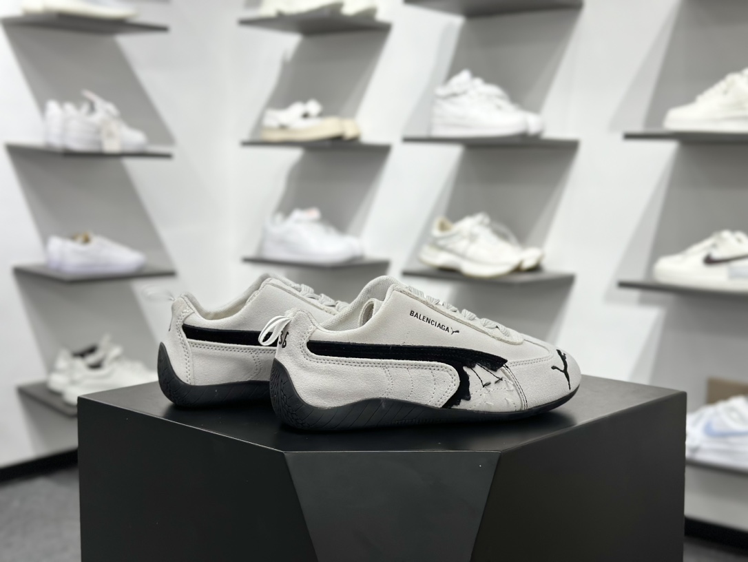 200 巴黎世家联名款The Open Product x Puma Speedcat 极速赛车系列彪马低帮生活休闲鞋  406519-01
