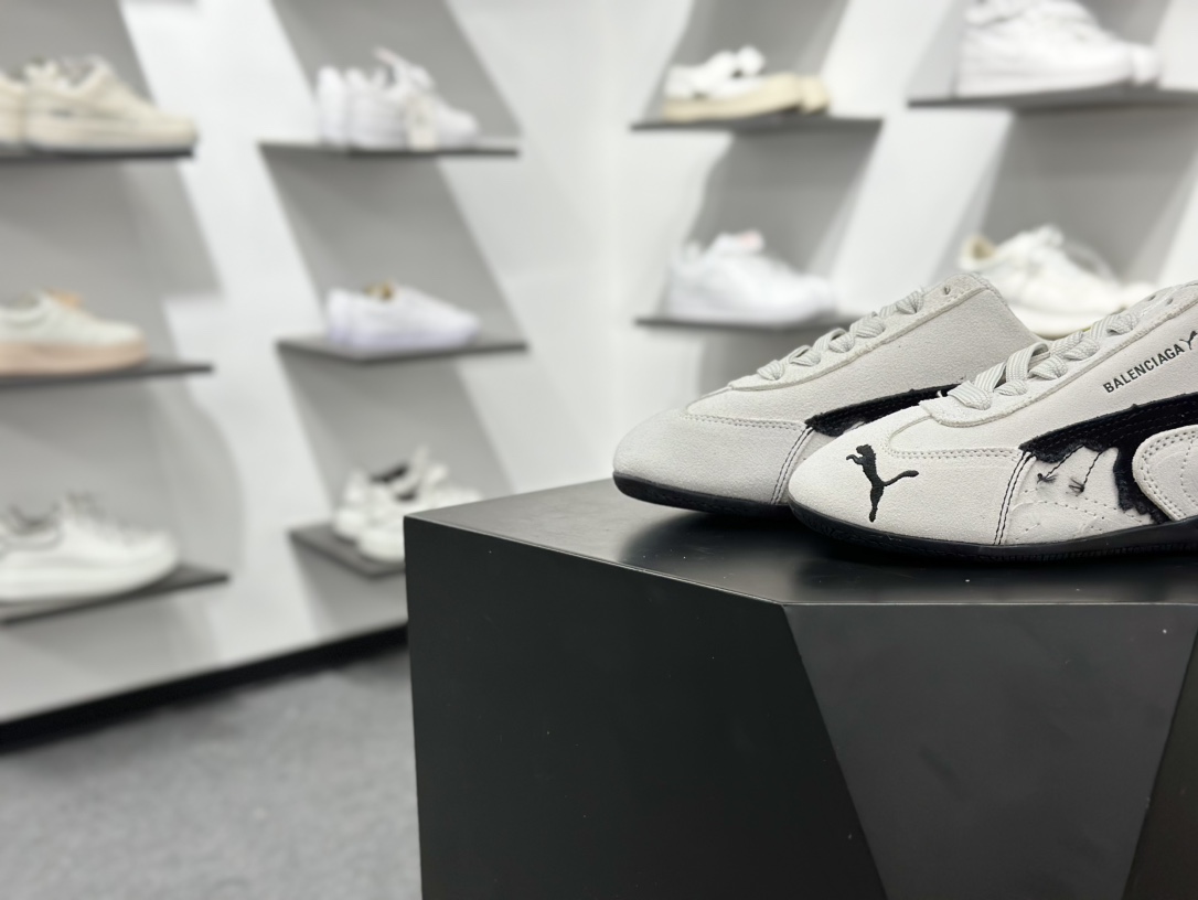 200 巴黎世家联名款The Open Product x Puma Speedcat 极速赛车系列彪马低帮生活休闲鞋  406519-01