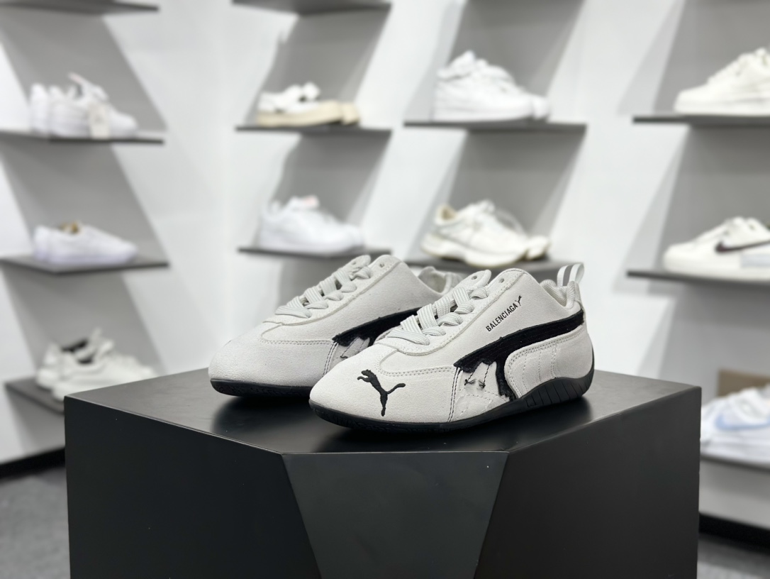 200 巴黎世家联名款The Open Product x Puma Speedcat 极速赛车系列彪马低帮生活休闲鞋  406519-01