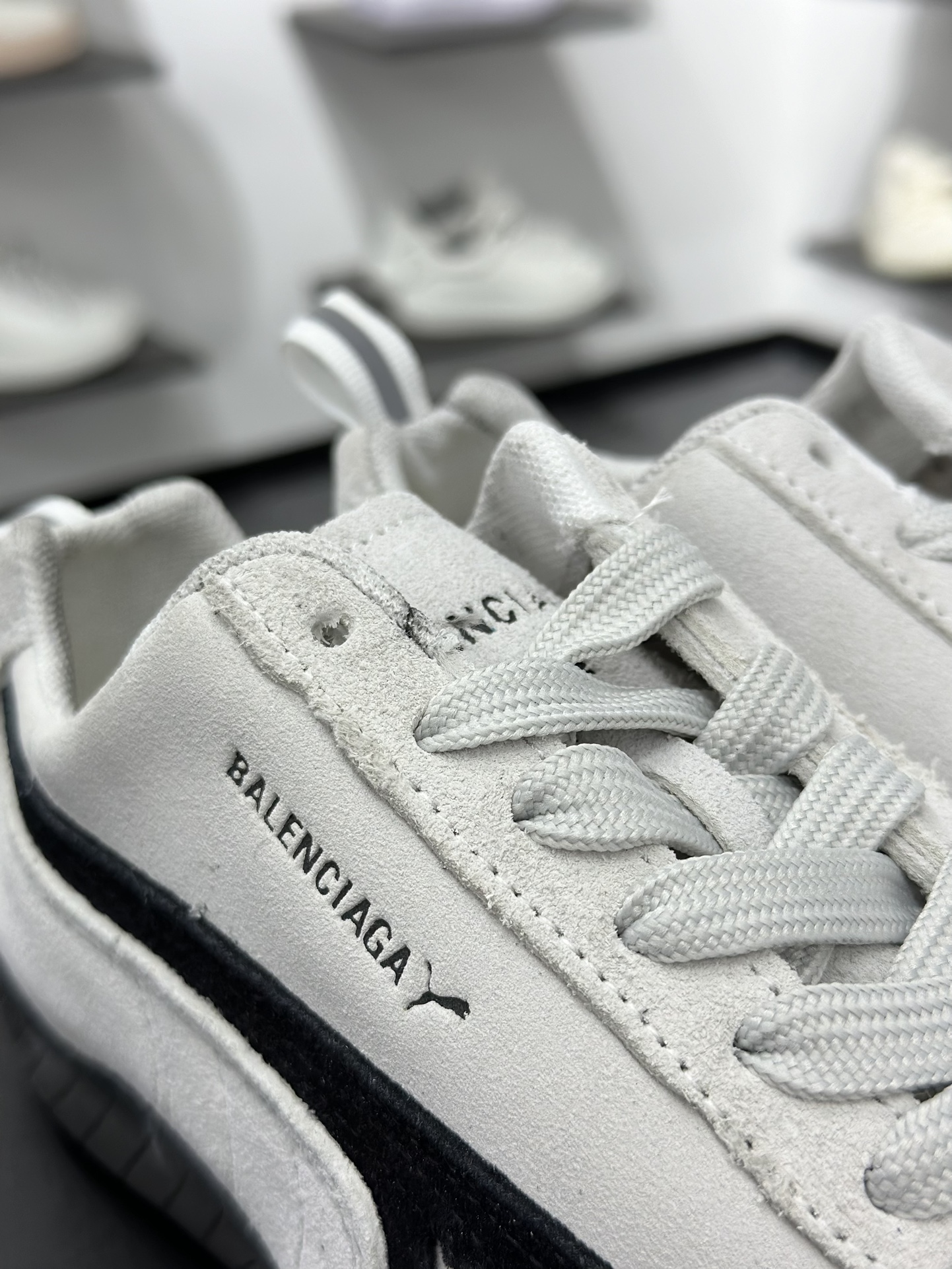 200 巴黎世家联名款The Open Product x Puma Speedcat 极速赛车系列彪马低帮生活休闲鞋  406519-01