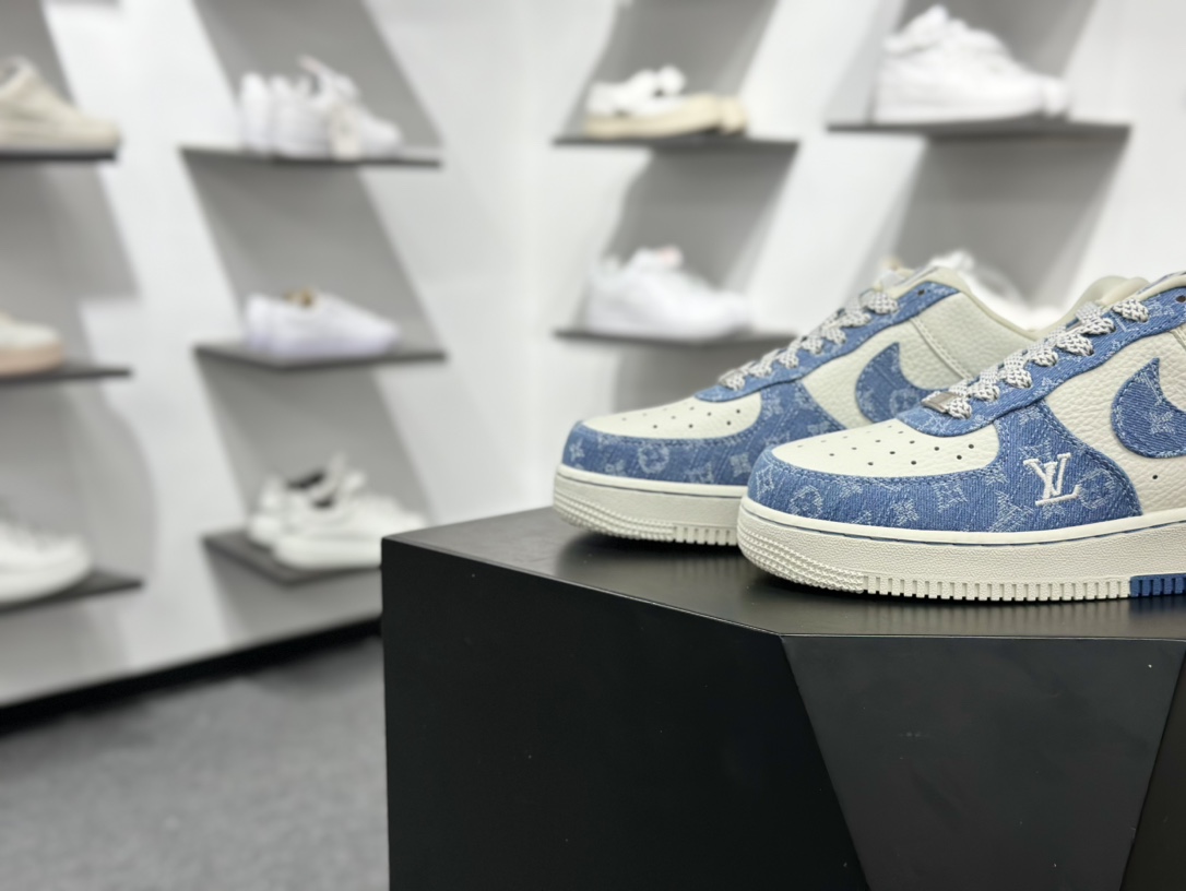 260 LV x Air Force 1 Low 白蓝牛仔  SC0601-555