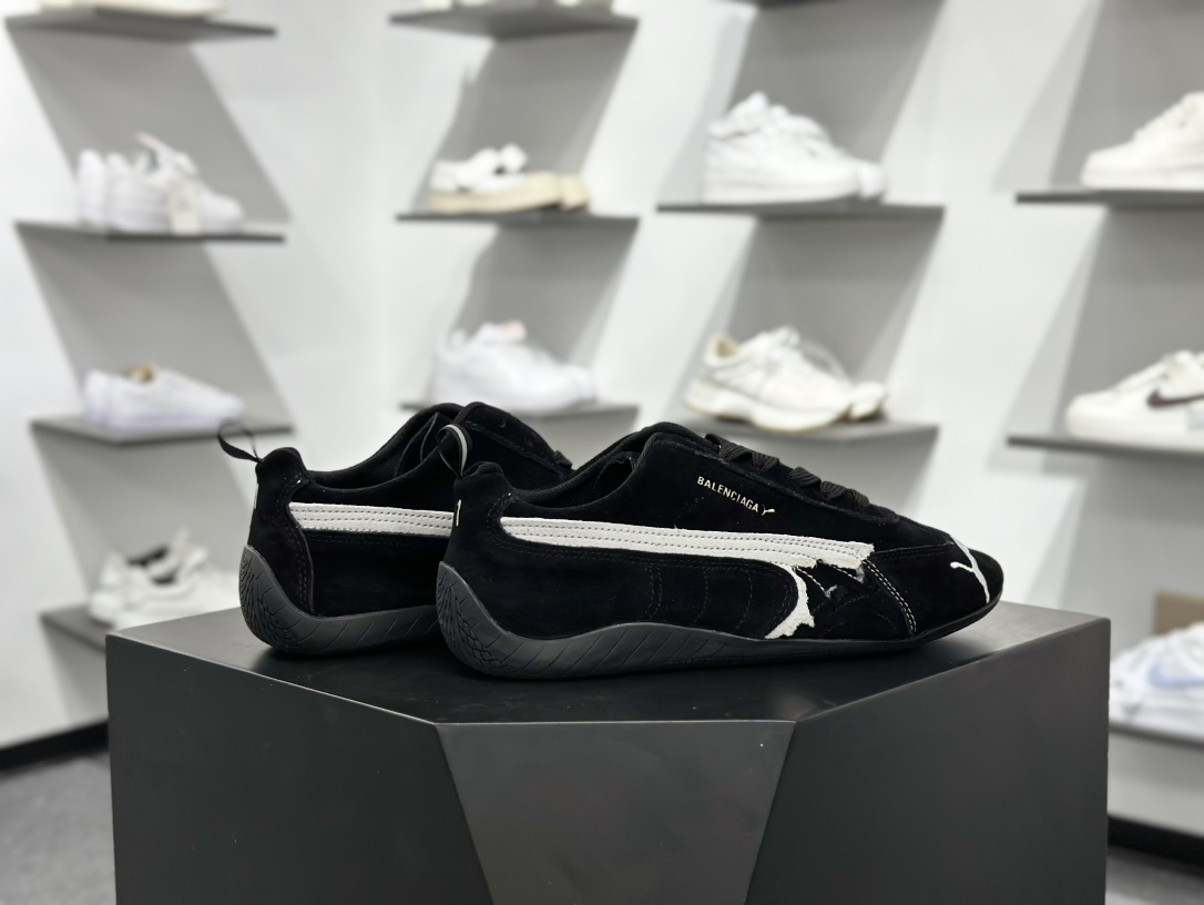 200 巴黎世家联名款The Open Product x Puma Speedcat 极速赛车系列彪马低帮生活休闲鞋  406519-02