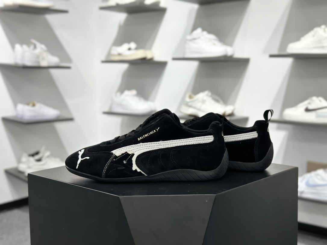 200 巴黎世家联名款The Open Product x Puma Speedcat 极速赛车系列彪马低帮生活休闲鞋  406519-02