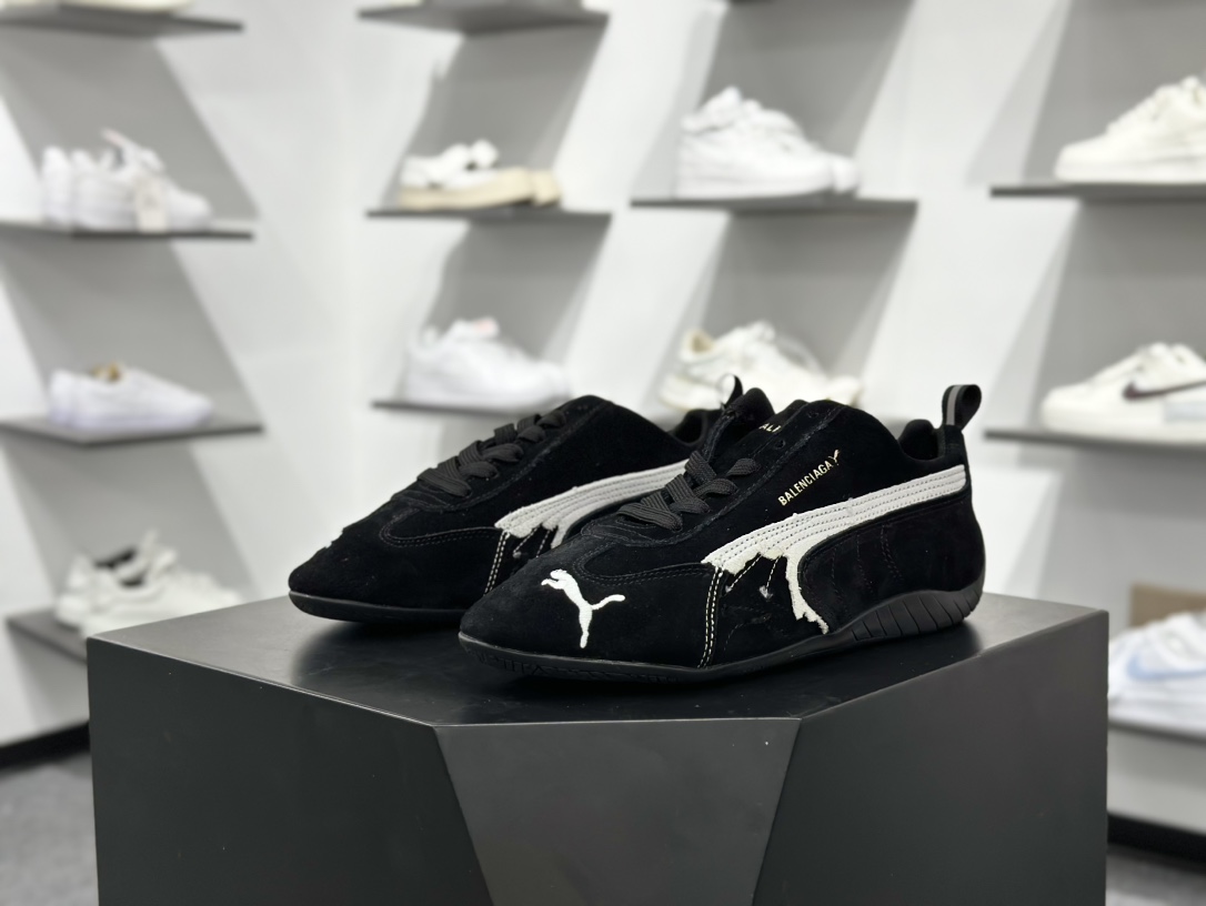 200 巴黎世家联名款The Open Product x Puma Speedcat 极速赛车系列彪马低帮生活休闲鞋  406519-02