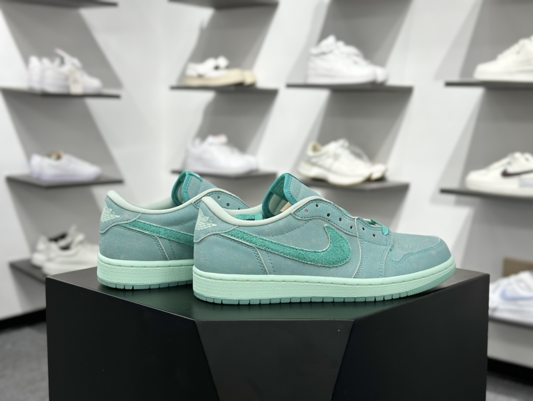 240 Air Jordan 1 Low ”Washed Teal“ AJ1 乔1冰感薄荷 低帮文化休闲板鞋  HQ8111-300