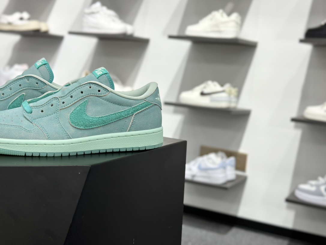 240 Air Jordan 1 Low ”Washed Teal“ AJ1 乔1冰感薄荷 低帮文化休闲板鞋  HQ8111-300