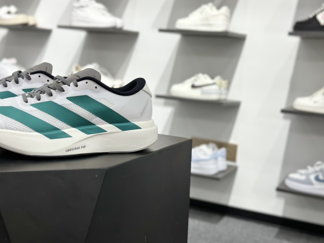 200 AdidAdizero Evo SL 阿迪超轻透气缓震跑鞋  JS4487