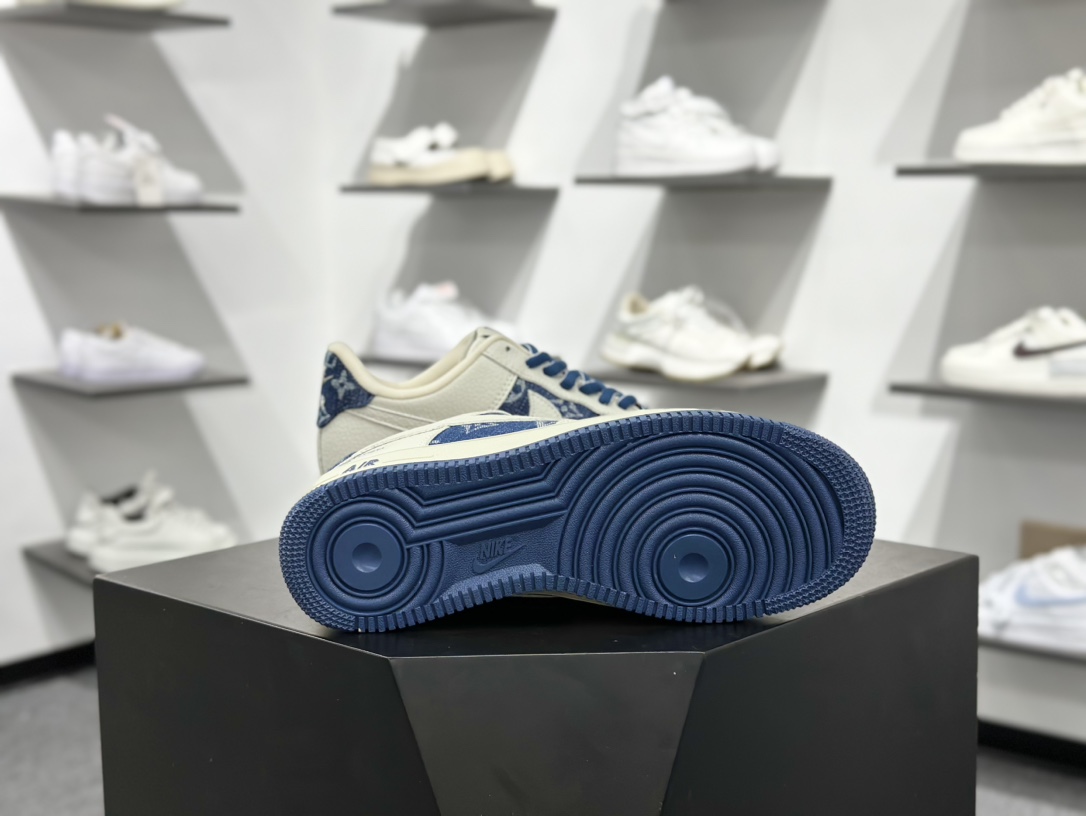 Nike Air Force 1‘07 Low LV联名 白蓝牛仔 空军一号低帮休闲板鞋  SC9207-536