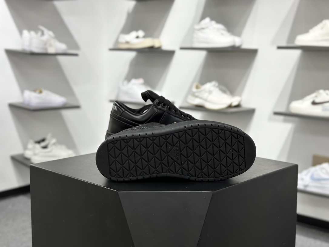 360 Prada/普拉达 厚底徽标系带运动休闲男鞋