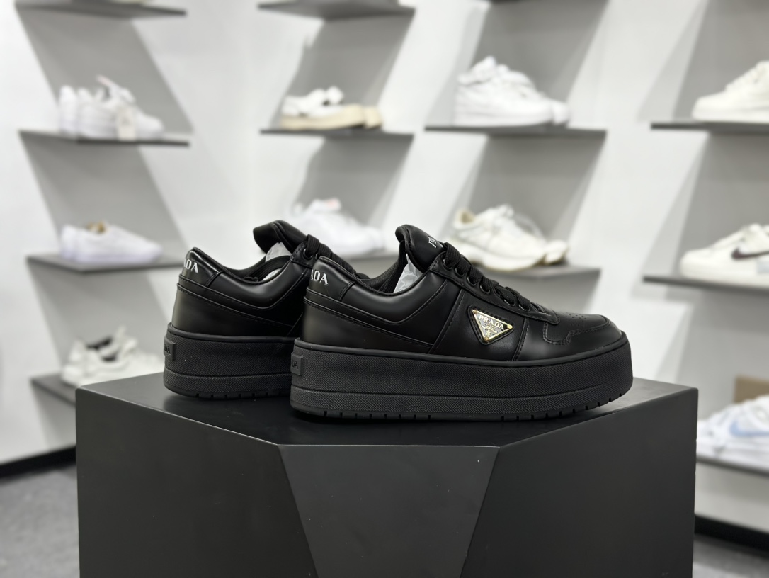 360 Prada/普拉达 厚底徽标系带运动休闲男鞋