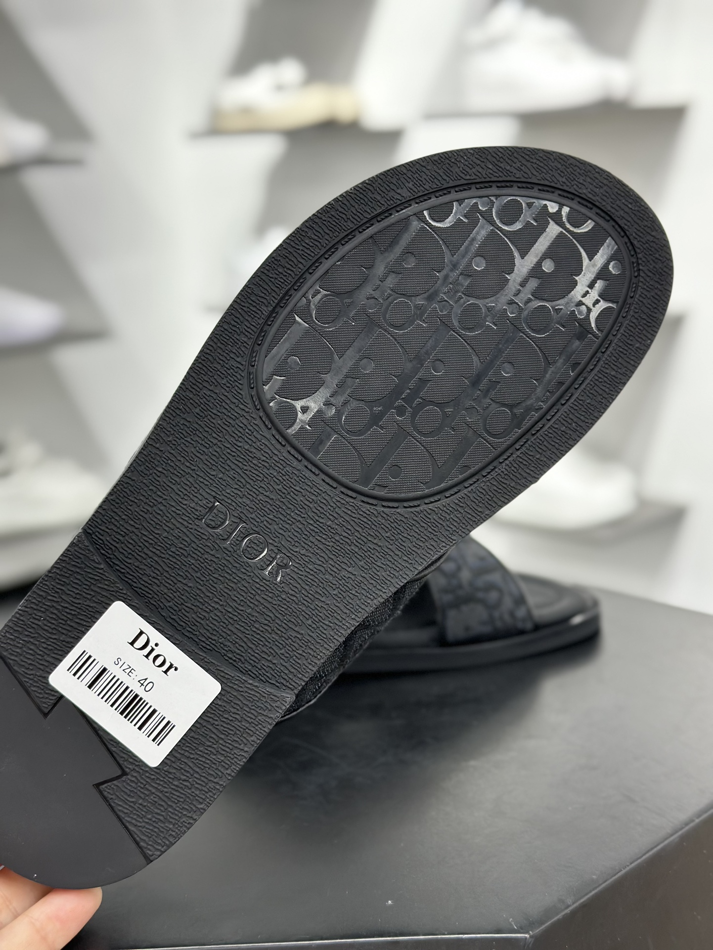 240 迪奥/Dior AliSandals Canvas”Oblique”阿利亚系列复古休闲运动穿搭凉拖鞋-Chinese UA Cheap High Quatity Brand Clothes Bags handbags Sneakers wholesale wholesaler seller from China Factory suppliers Fashion Clothing Shoes best Quality Beautiful Price 240 迪奥/Dior AliSandals Canvas”Oblique”阿利亚系列复古休闲运动穿搭凉拖鞋