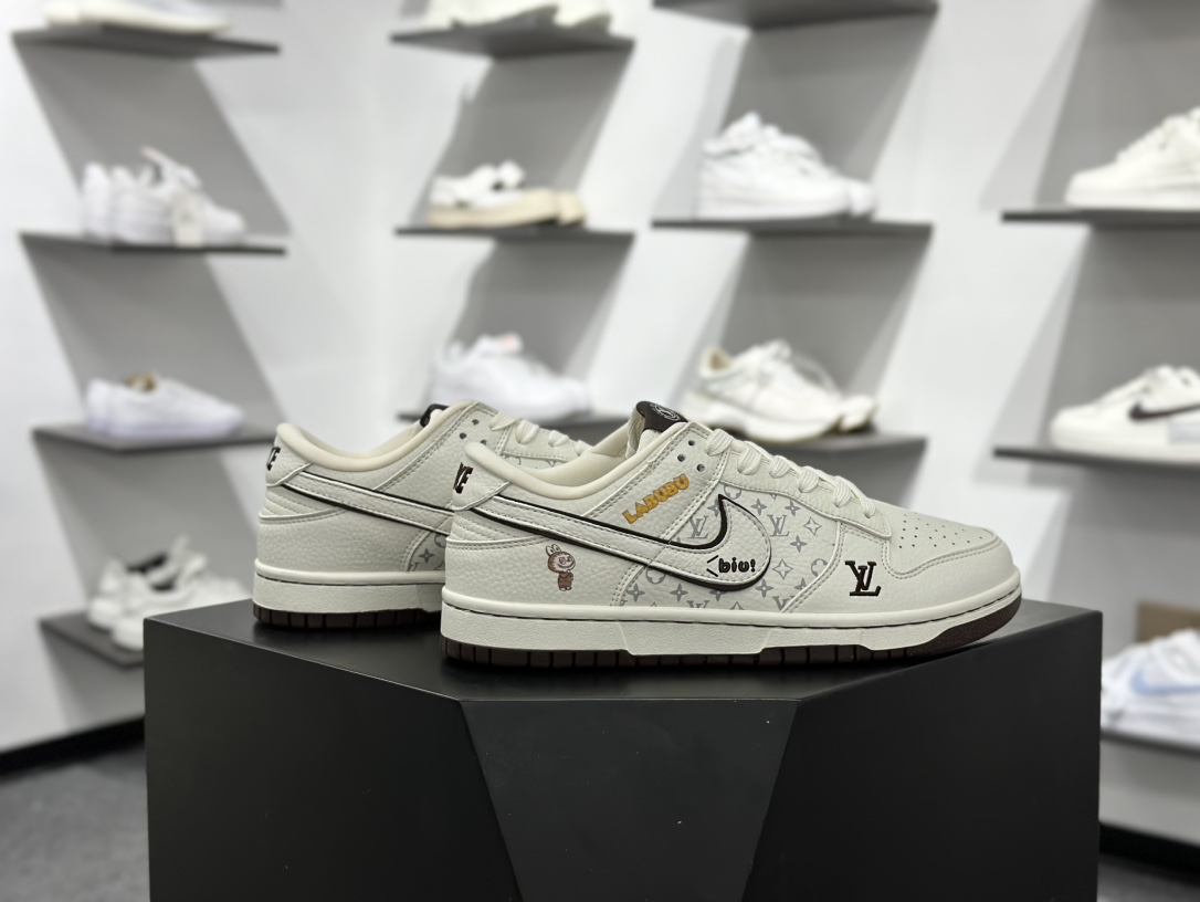 Nike SB Dunk Low 三方联名 白咖啡 高端定制 低帮休闲板鞋  SC0601-456