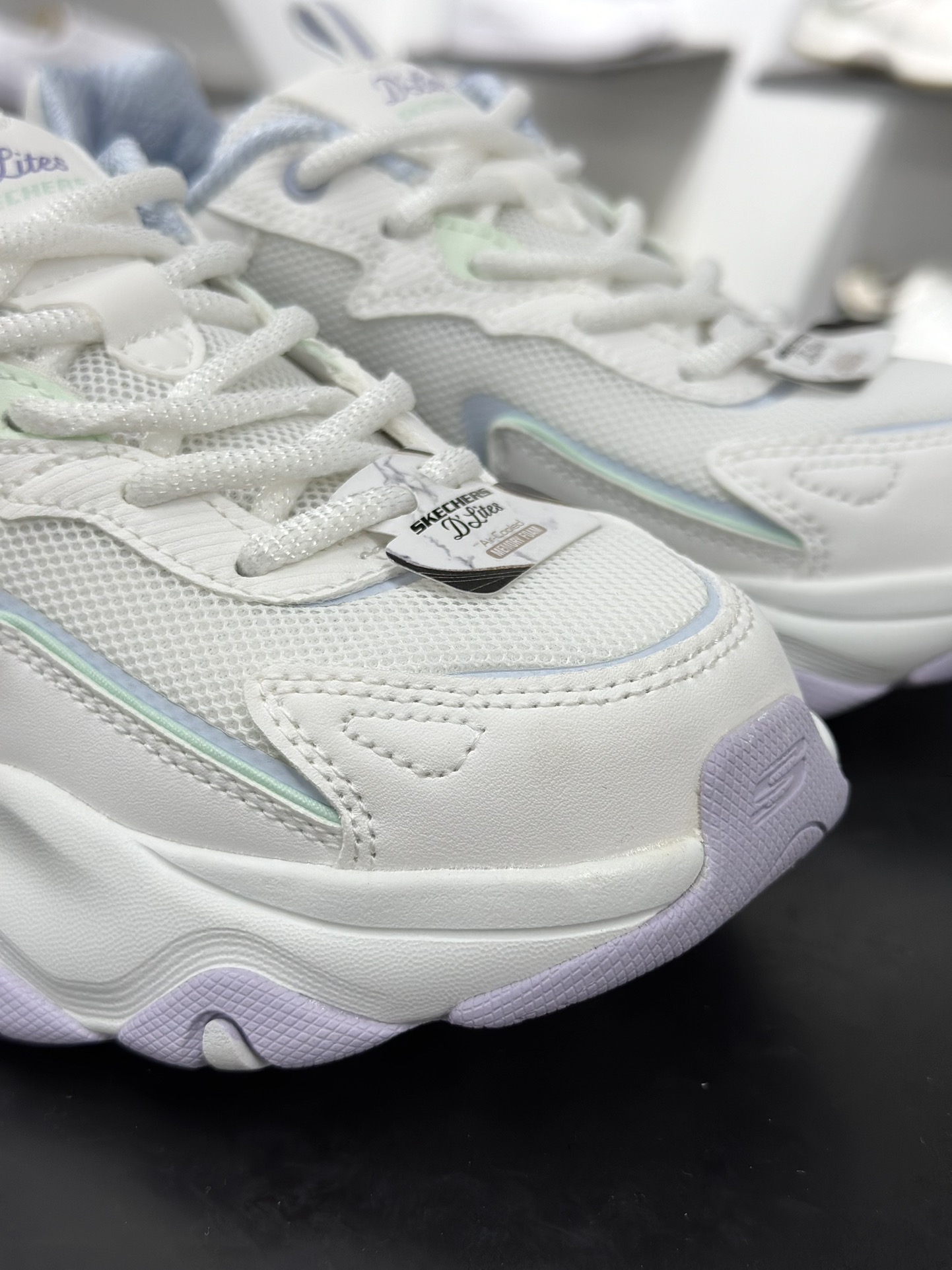 200 Skechers斯凯奇 D'Lites 糯米熊舒适柔软时尚百搭 低帮老爹鞋 150524/WMLT