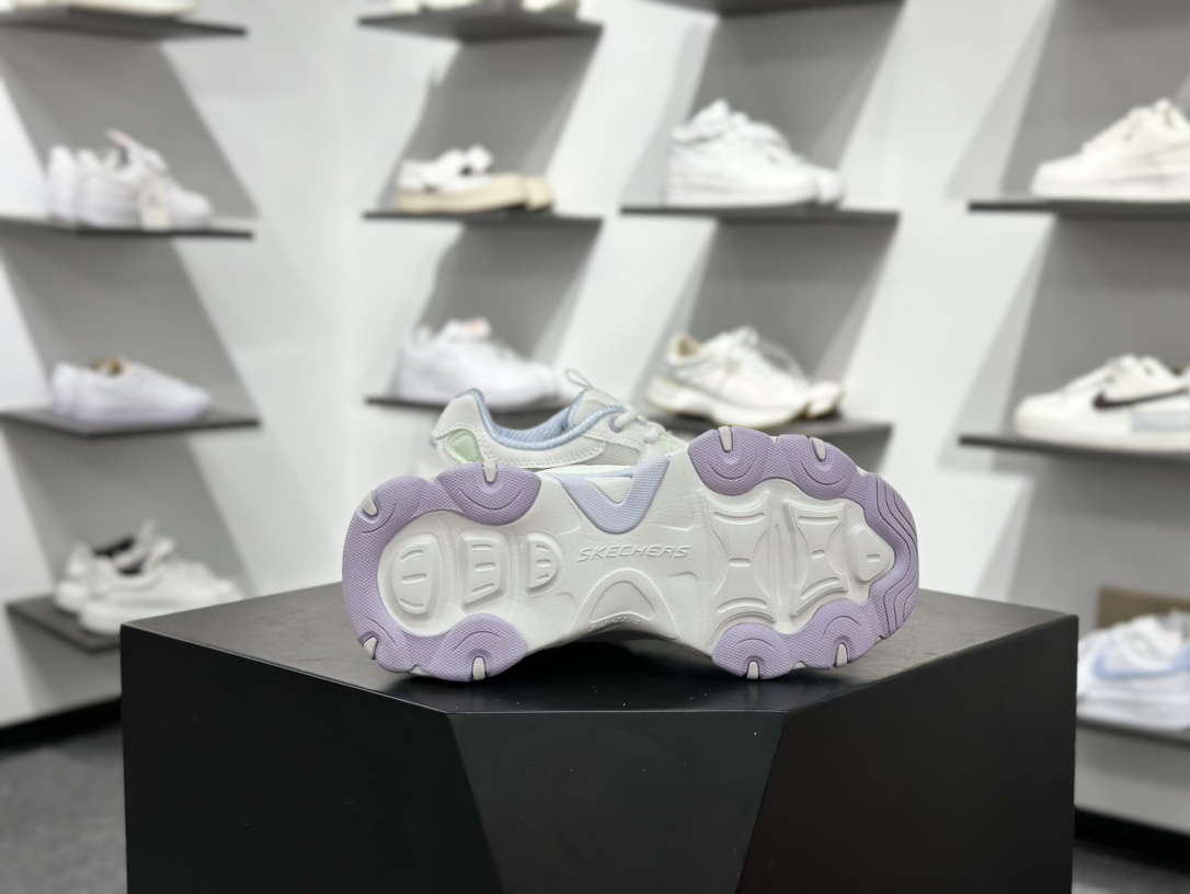 200 Skechers斯凯奇 D'Lites 糯米熊舒适柔软时尚百搭 低帮老爹鞋 150524/WMLT