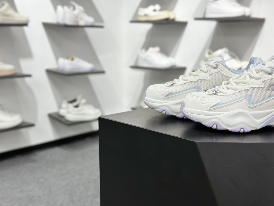 200 Skechers斯凯奇 D'Lites 糯米熊舒适柔软时尚百搭 低帮老爹鞋 150524/WMLT