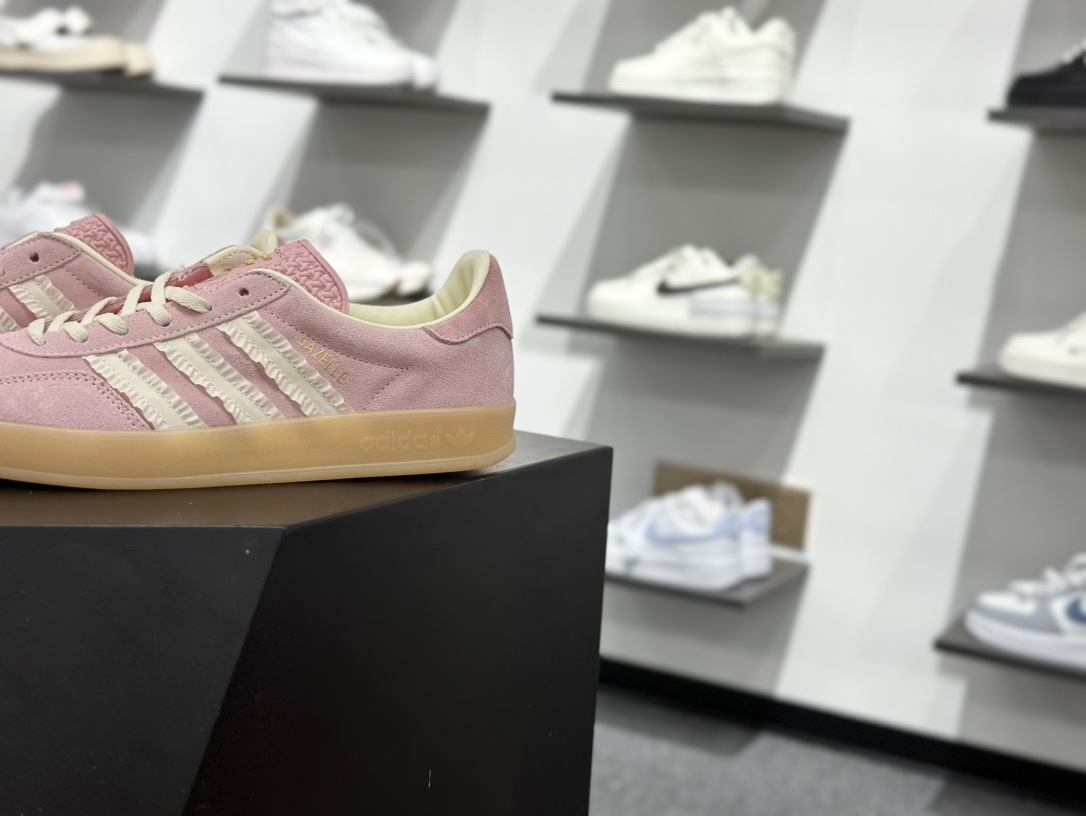 160 adidoriginals GAZELLE INDOOR Wonder 粉色  JS1413