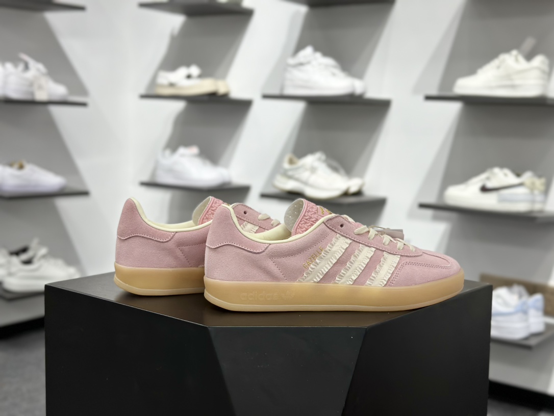 160 adidoriginals GAZELLE INDOOR Wonder 粉色  JS1413