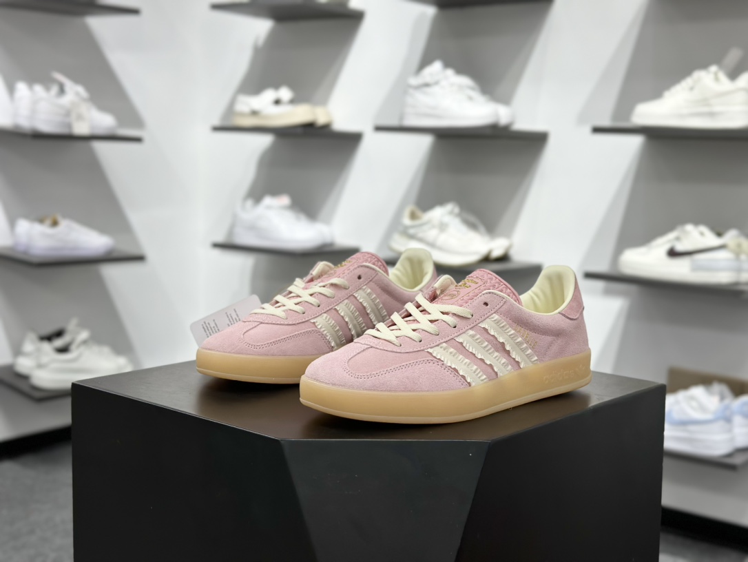 160 adidoriginals GAZELLE INDOOR Wonder 粉色  JS1413