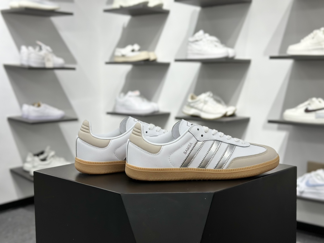 160 Originals Samba OG 白银 桑巴训练鞋  JI2725