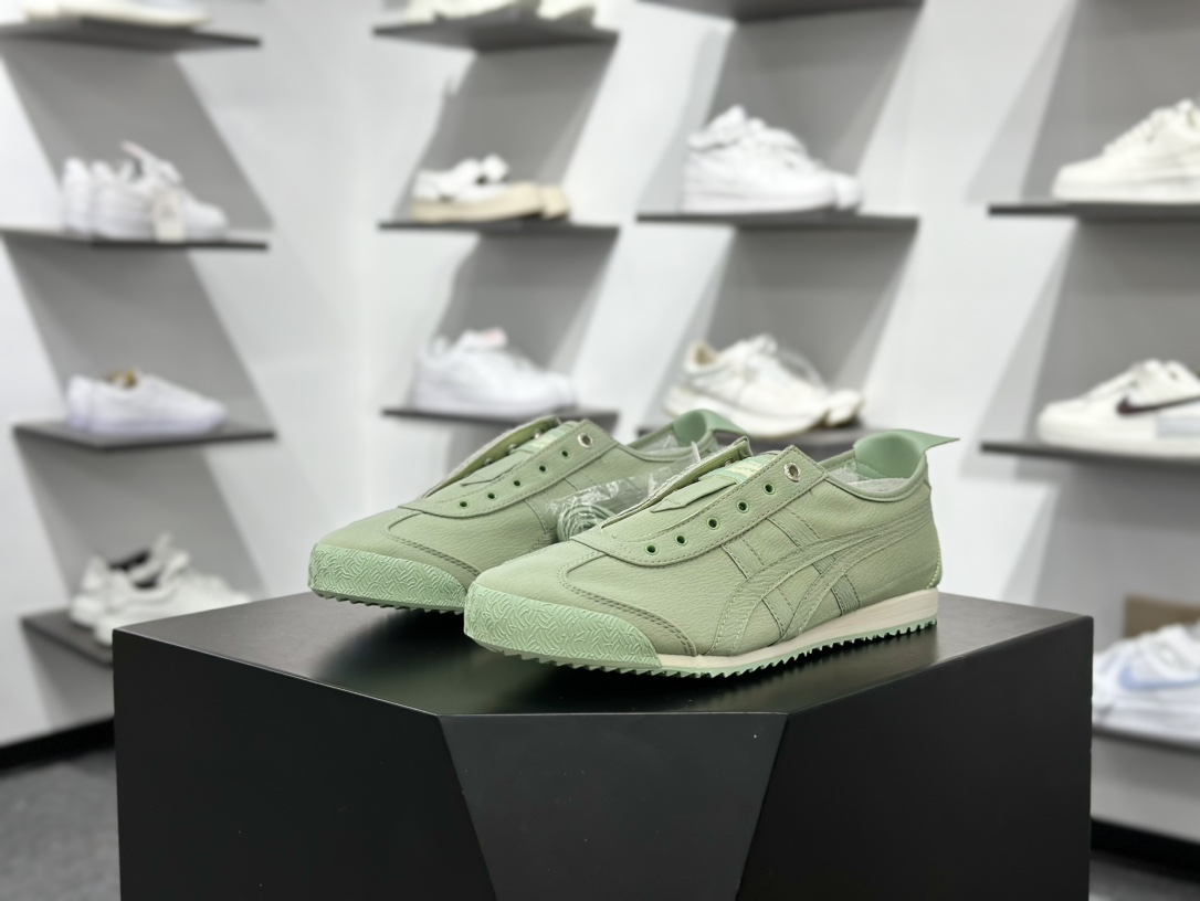 160 Onitsuka Tiger Mexico 66 SD 鬼冢虎 虎爪百搭休闲皮革慢跑鞋  1183C408-300