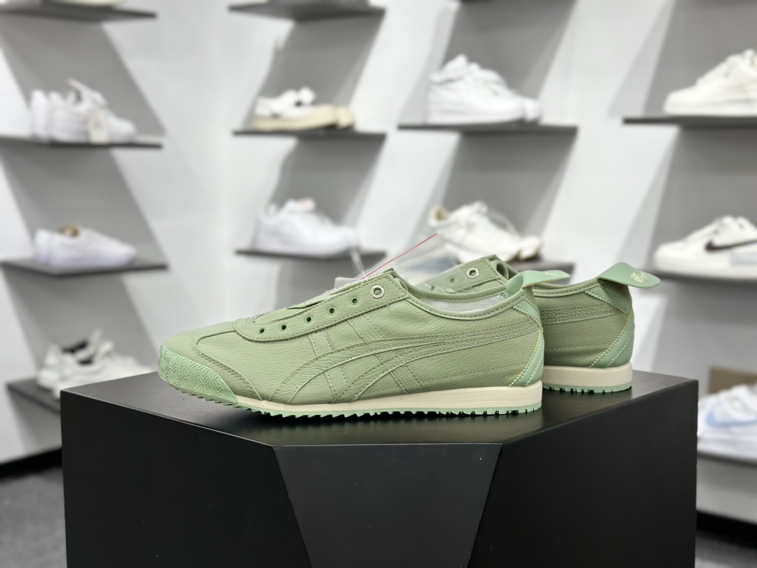 160 Onitsuka Tiger Mexico 66 SD 鬼冢虎 虎爪百搭休闲皮革慢跑鞋  1183C408-300