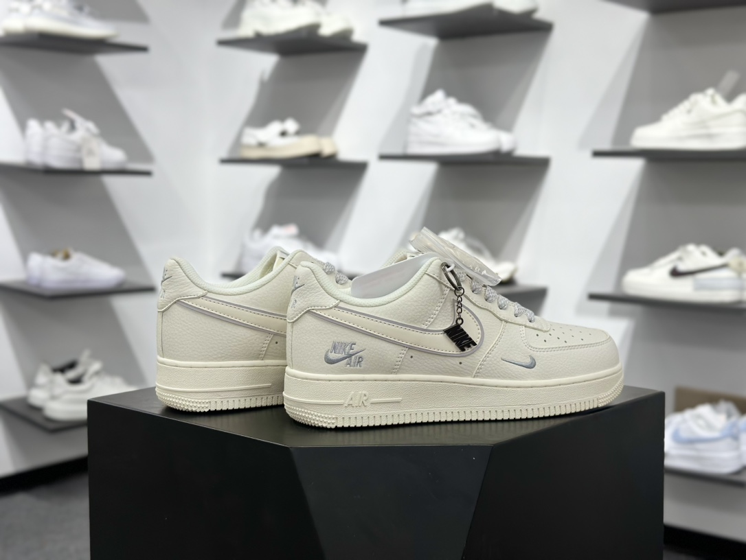 260 Nike Air Force 1‘07 Low 耐克联名 米灰边 空军一号低帮休闲板鞋  CS5288-033