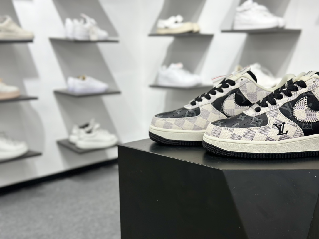 220 Nike Air Force 1 Low 07 x Louis Vuitton 格纹雾灰 SC0601-562-Chinese UA Cheap High Quatity Brand Clothes Bags handbags Sneakers wholesale wholesaler seller from China Factory suppliers Fashion Clothing Shoes best Quality Beautiful Price 220 Nike Air Force 1 Low 07 x Louis Vuitton 格纹雾灰 SC0601-562