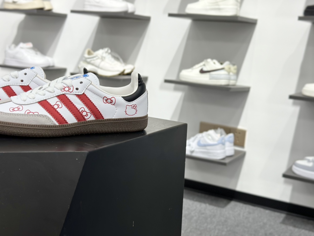 160 adidoriginals SAMBA OG 气泡水母 可可小猫 白红 B75806-Chinese UA Cheap High Quatity Brand Clothes Bags handbags Sneakers wholesale wholesaler seller from China Factory suppliers Fashion Clothing Shoes best Quality Beautiful Price 160 adidoriginals SAMBA OG 气泡水母 可可小猫 白红 B75806