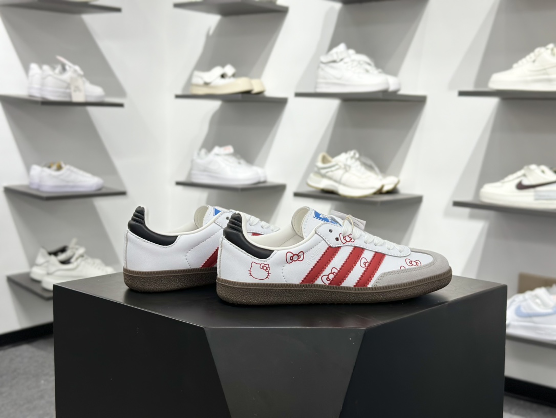 160 adidoriginals SAMBA OG 气泡水母 可可小猫 白红 B75806-Chinese UA Cheap High Quatity Brand Clothes Bags handbags Sneakers wholesale wholesaler seller from China Factory suppliers Fashion Clothing Shoes best Quality Beautiful Price 160 adidoriginals SAMBA OG 气泡水母 可可小猫 白红 B75806