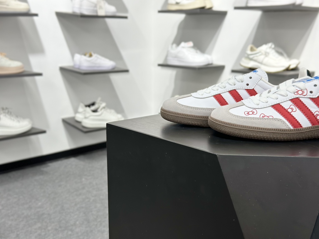 160 adidoriginals SAMBA OG 气泡水母 可可小猫 白红 B75806-Chinese UA Cheap High Quatity Brand Clothes Bags handbags Sneakers wholesale wholesaler seller from China Factory suppliers Fashion Clothing Shoes best Quality Beautiful Price 160 adidoriginals SAMBA OG 气泡水母 可可小猫 白红 B75806