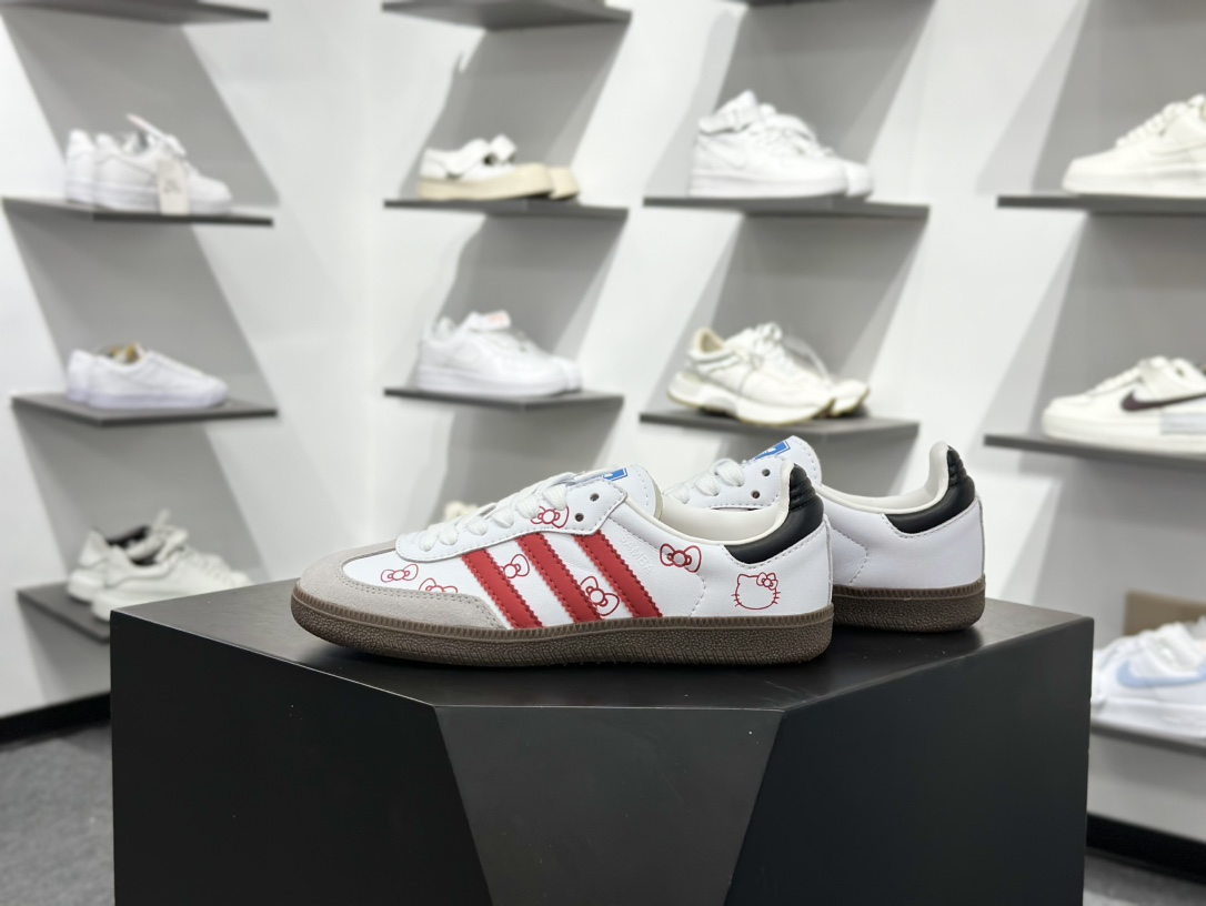 160 adidoriginals SAMBA OG 气泡水母 可可小猫 白红 B75806-Chinese UA Cheap High Quatity Brand Clothes Bags handbags Sneakers wholesale wholesaler seller from China Factory suppliers Fashion Clothing Shoes best Quality Beautiful Price 160 adidoriginals SAMBA OG 气泡水母 可可小猫 白红 B75806